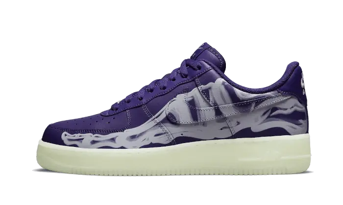 Nike Air Force 1 Low Purple Skeleton Halloween (2021) VOSneakers