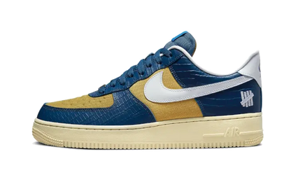 Nike Air Force 1 Low SP Undefeated 5 On It Blue Yellow Croc VOSneakers