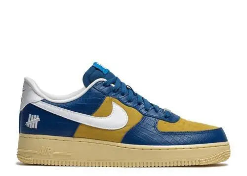 Nike Air Force 1 Low SP Undefeated 5 On It Blue Yellow Croc Nike
