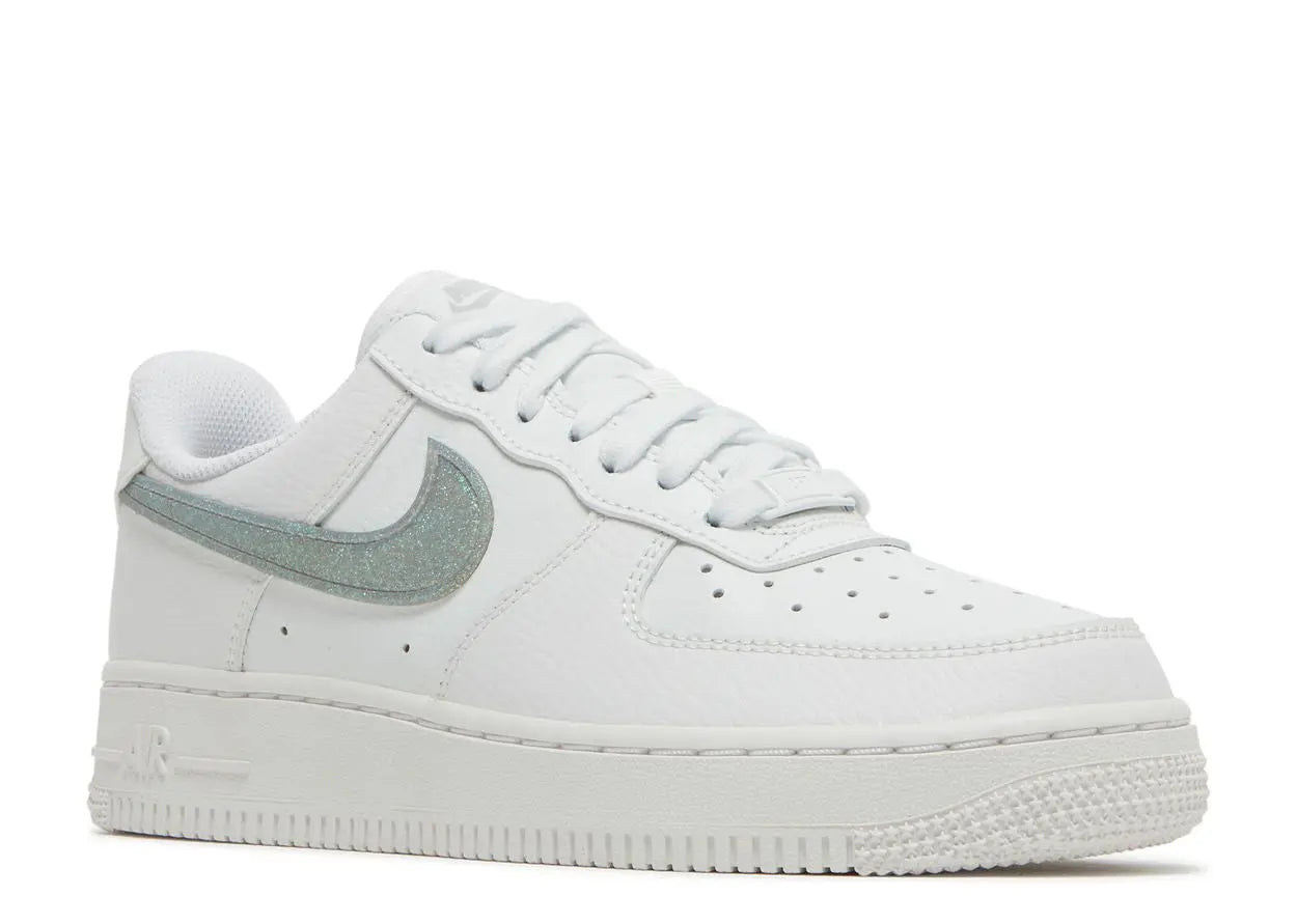 Nike Air Force 1 Low White Gold Glitter Swoosh Nike