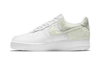 Nike Air Force 1 Low White Pony Hair Heel Nike