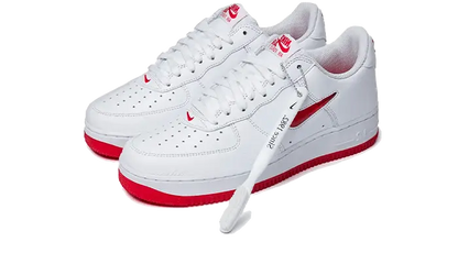 Nike Air Force 1 Low '07 Retro Color of the Month Jewel Swoosh University Red VOSneakers