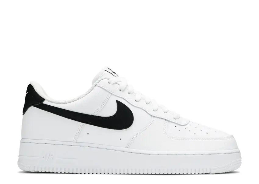 Nike Air Force 1 Low '07 White Black Pebbled Leather Nike