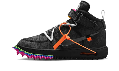 Nike Air Force 1 Mid Off-White Clear Black VOSneakers