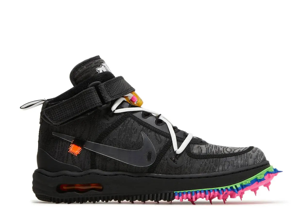 Nike Air Force 1 Mid Off-White Clear Black Nike
