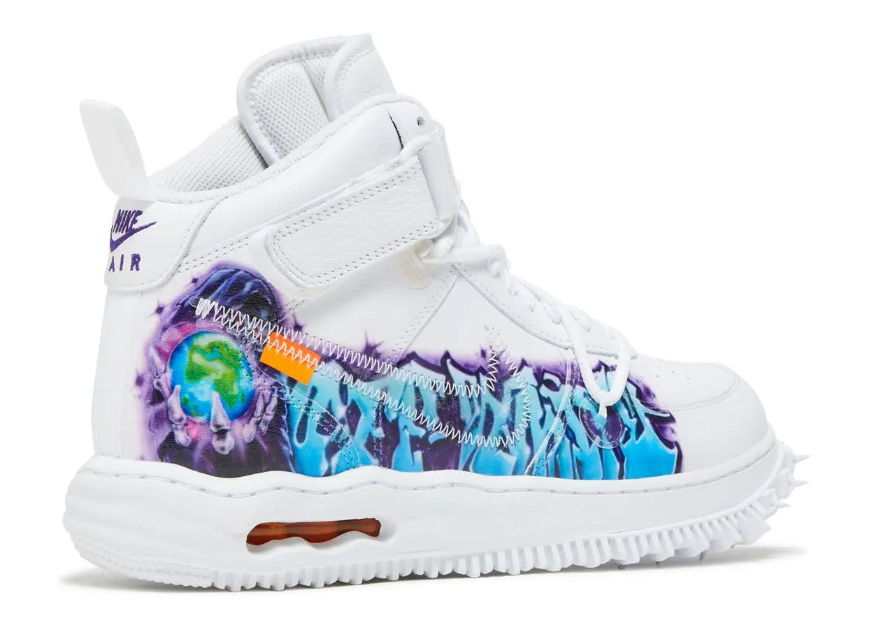 Nike Air Force 1 Mid Off-White Graffiti White Nike