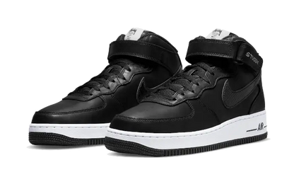 Nike Air Force 1 Mid Stussy All Black VOSneakers