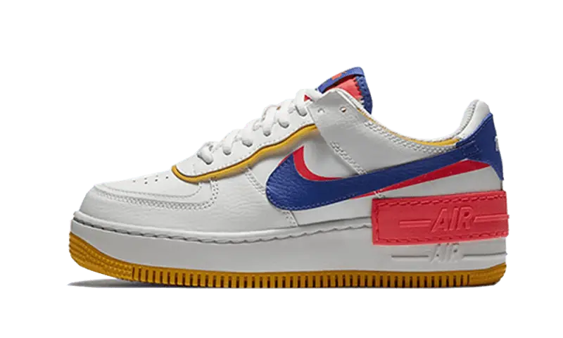 Nike Air Force 1 Shadow White Flash Crimson Astronomy Blue Nike