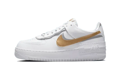Nike Air Force 1 Shadow White Metallic Gold Nike