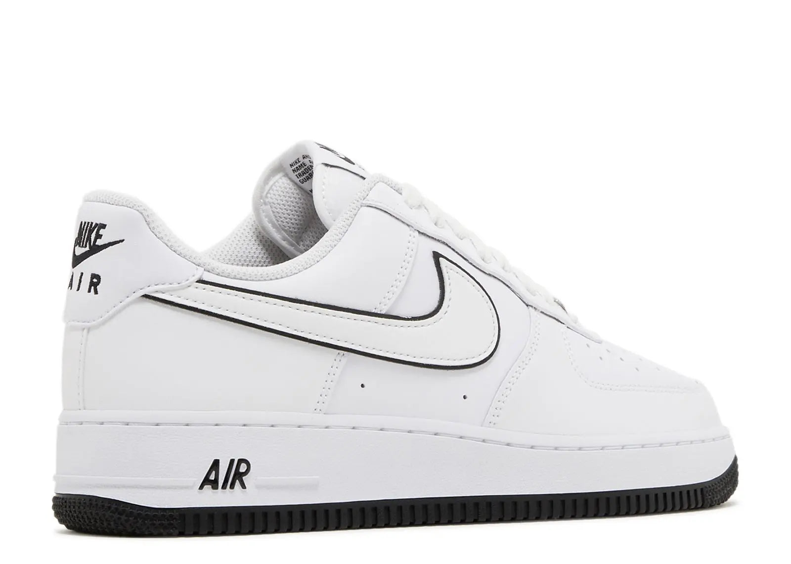 Nike Air Force 1 '07 Low White Black Outline Swoosh Nike