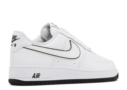 Nike Air Force 1 '07 Low White Black Outline Swoosh Nike