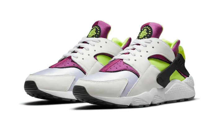 Nike Air Huarache Run Neon Yellow Magenta 2021 Nike