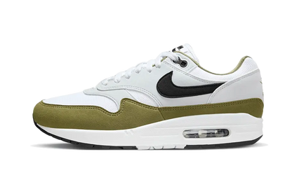 Nike Air Max 1 White Black Medium Olive Nike