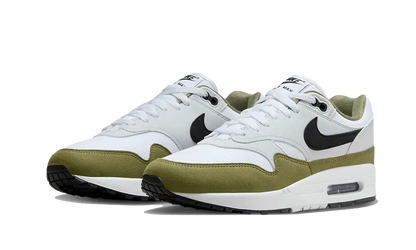 Nike Air Max 1 White Black Medium Olive Nike