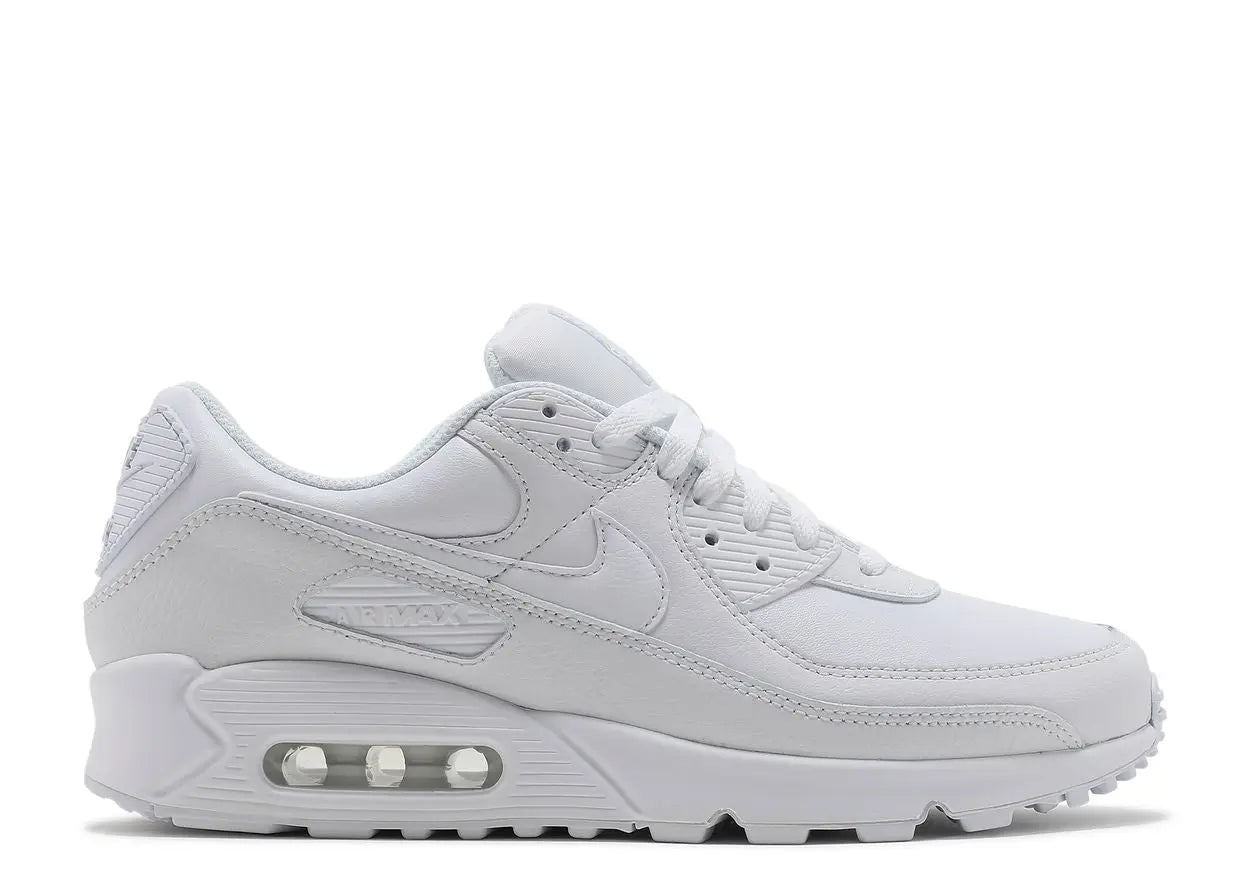 Nike Air Max 90 Leather Triple White Nike