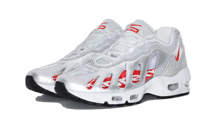 Nike Air Max 96 Metallic Silver Supreme VOSneakers
