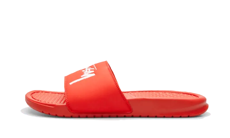 Nike Benassi Stussy Habanero Red Nike