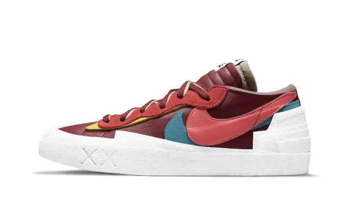 Nike Blazer Low Sacai Kaws Team Red VOSneakers