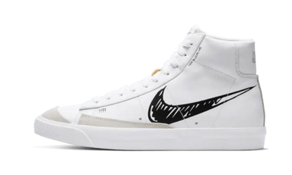 Nike Blazer Mid Sketch Black Swoosh Nike