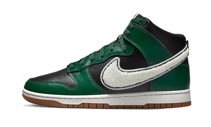 Nike Dunk High Chenille Swoosh Black Green Nike