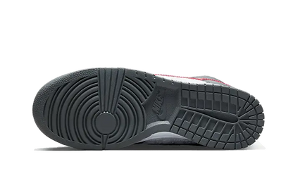 Nike Dunk High Embossed Basketball Grey Red Nike