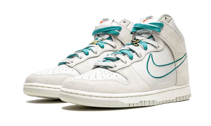 Nike Dunk High First Use Light Bone Green Noise Nike