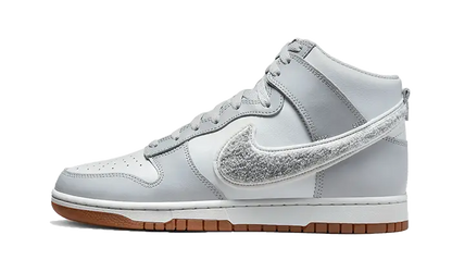 Nike Dunk High Retro Chenille Swoosh White Grey Nike