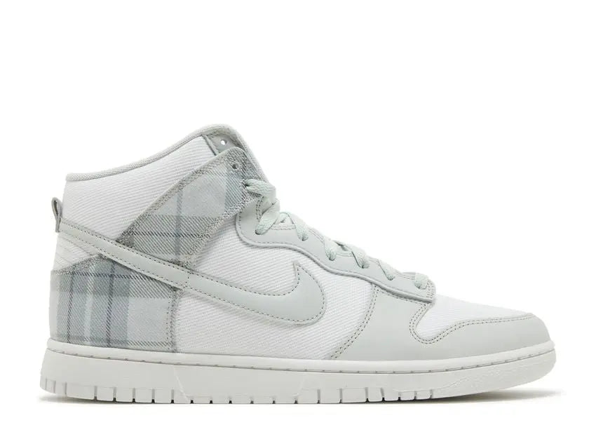 Nike Dunk High SE Tartan Plaid White Light Green Nike