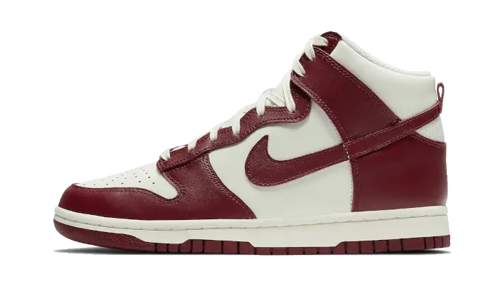 Nike Dunk High Sail Team Red VOSneakers