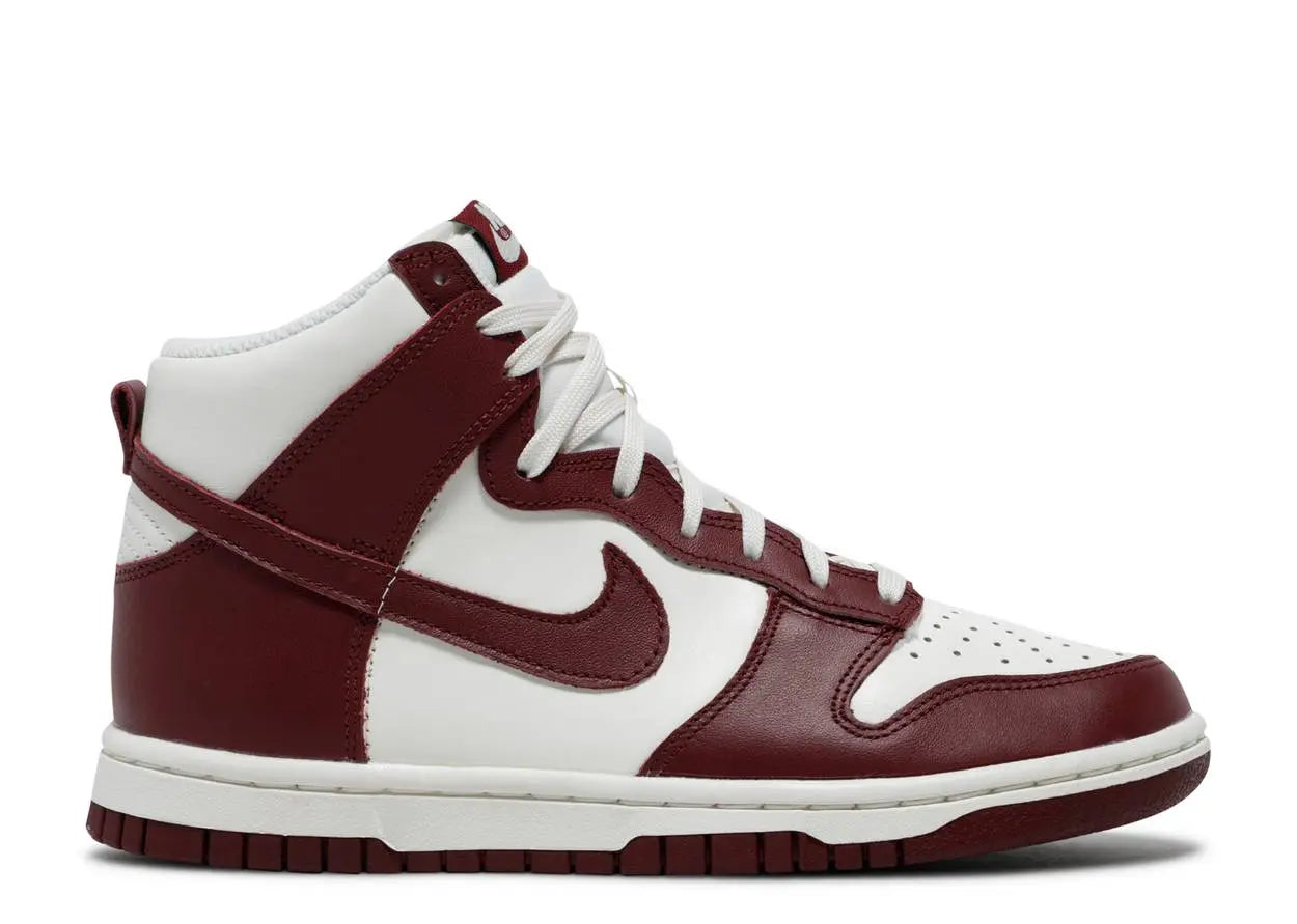 Nike Dunk High Sail Team Red Nike