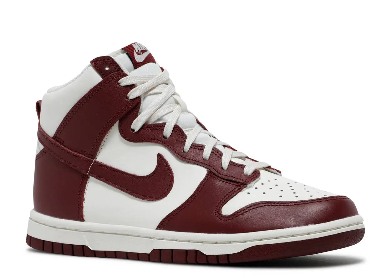 Nike Dunk High Sail Team Red Nike