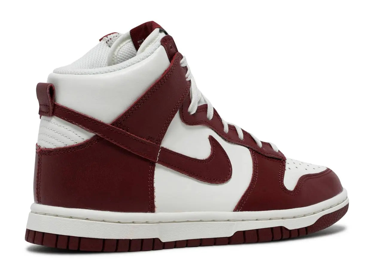 Nike Dunk High Sail Team Red Nike