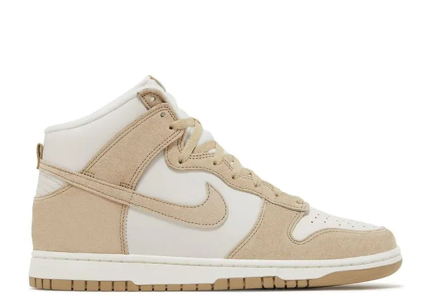 Nike Dunk High Tan Suede White Nike
