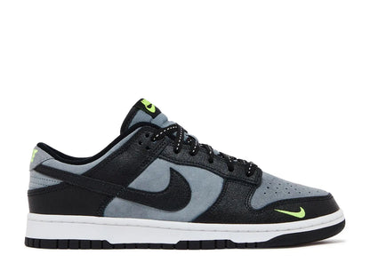 Nike Dunk Low Black Cool Grey Volt Mini Swoosh Nike