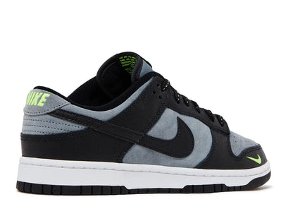 Nike Dunk Low Black Cool Grey Volt Mini Swoosh Nike