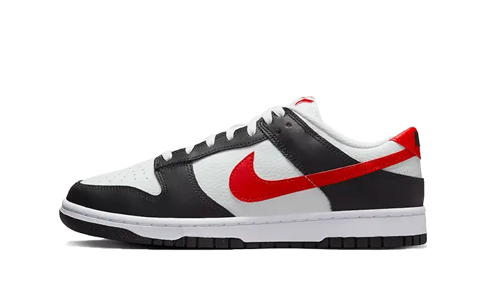 Nike Dunk Low Black White Red Nike