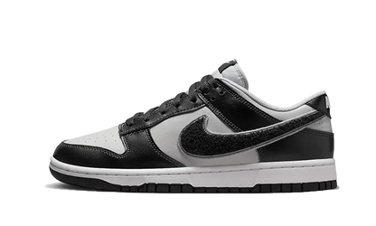 Nike Dunk Low Chenille Swoosh Grey Black Nike