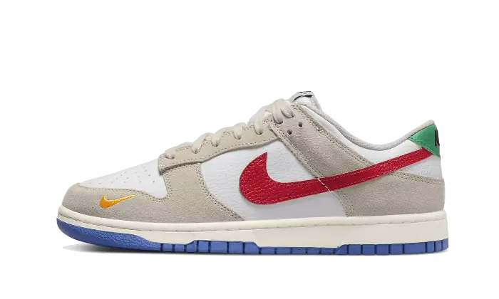 Nike Dunk Low Light Iron Ore Red Blue Nike