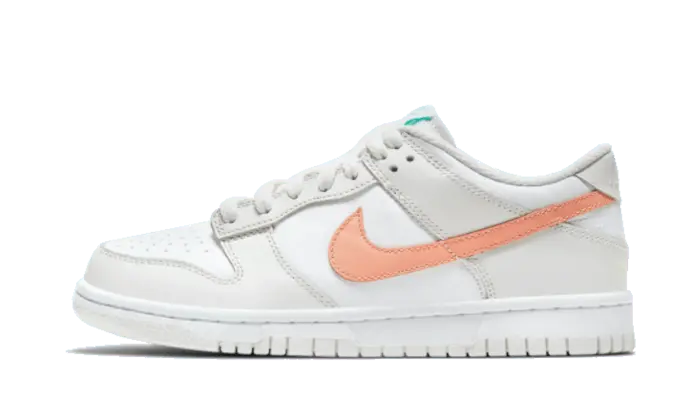 Nike Dunk Low White Bone Peach Aqua Nike
