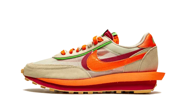 Nike LD Waffle Sacai Clot Net Orange Blaze VOSneakers