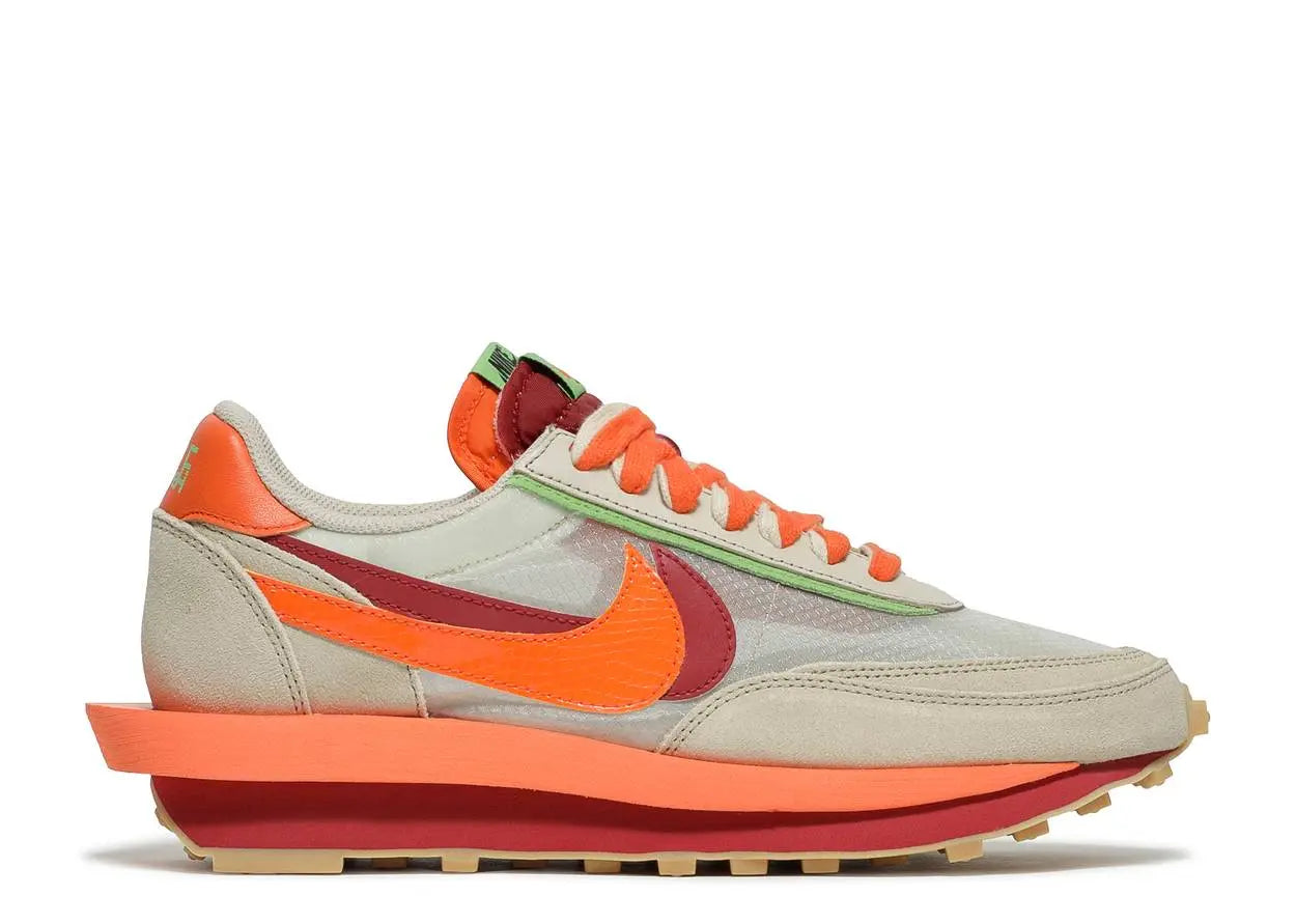 Nike LD Waffle Sacai Clot Net Orange Blaze Nike