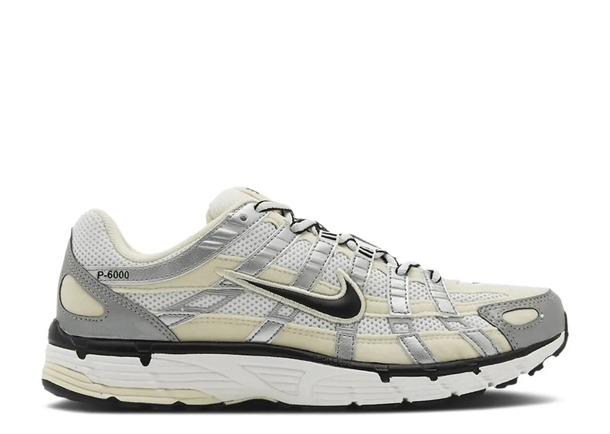 Nike P-6000 Coconut Milk Metallic Silver Nike