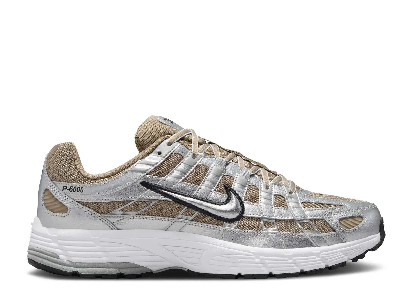 Nike P-6000 Khaki Metallic Silver Nike