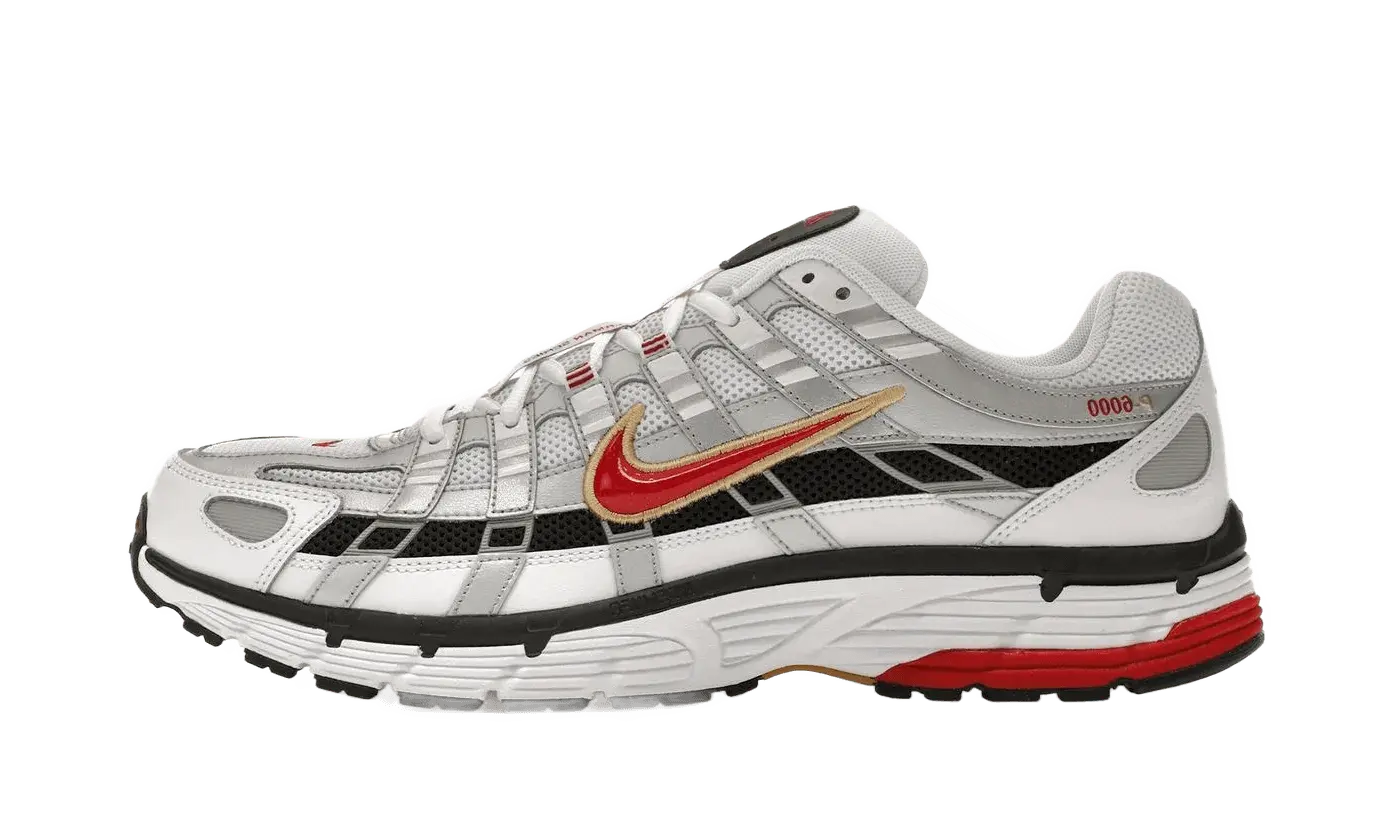 Nike P-6000 Platinum Varsity Red VOSneakers