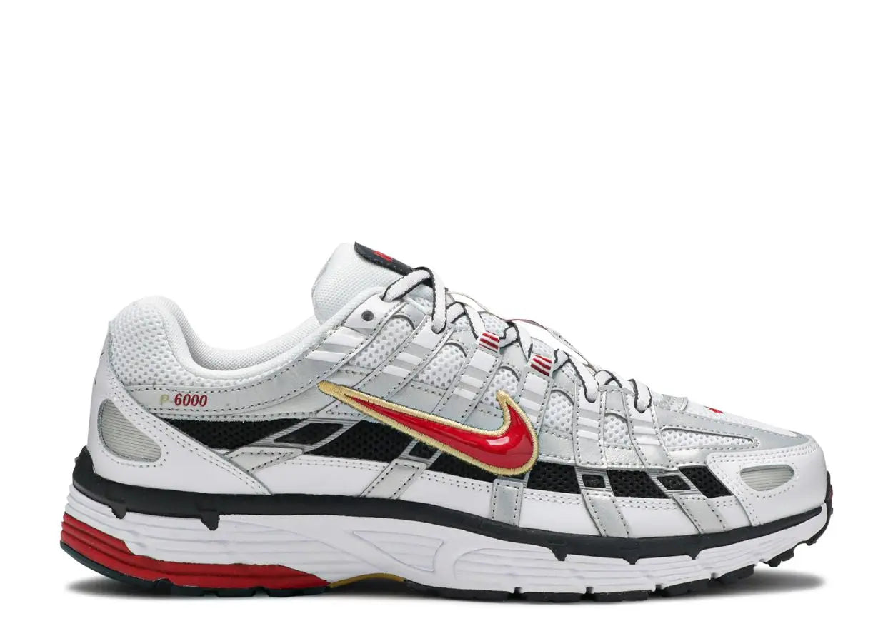 Nike P-6000 White Gold Red Nike