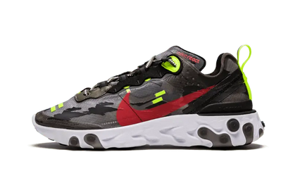 Nike React Element 87 Medium Olive Bright Crimson Nike