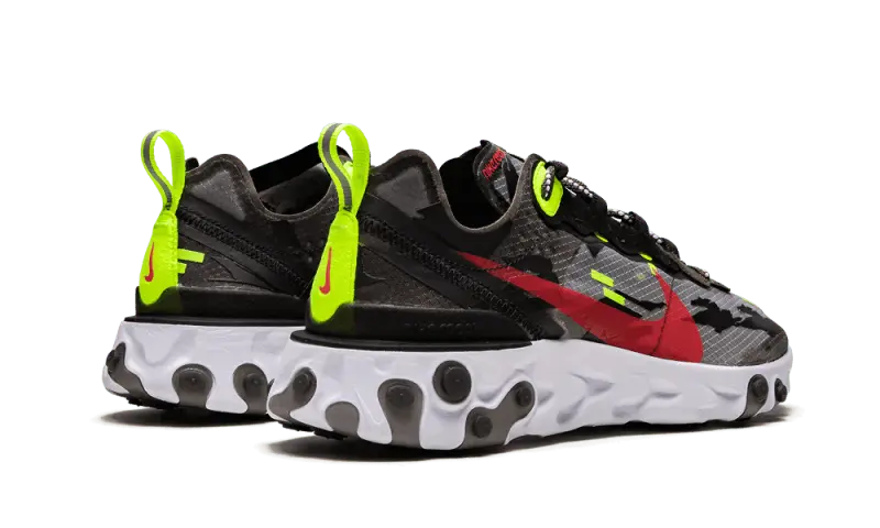 Nike React Element 87 Medium Olive Bright Crimson Nike