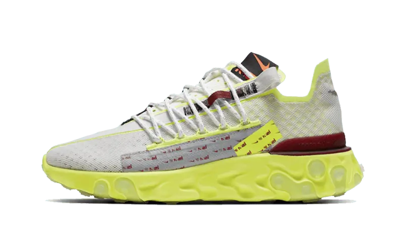 Nike React Runner Ispa Platinum Tint Volt Glow Nike