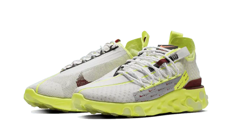 Nike React Runner Ispa Platinum Tint Volt Glow Nike