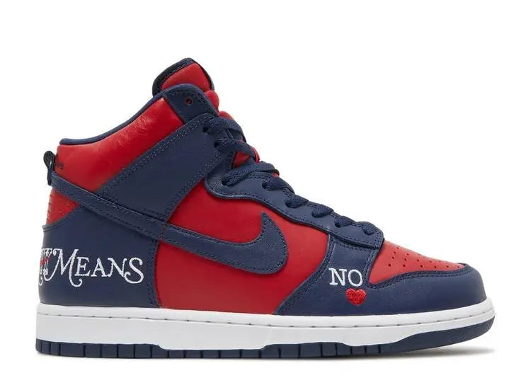 Nike SB Dunk High Supreme By Any Means Navy Nike